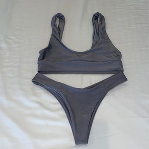 Silvery grey bikini